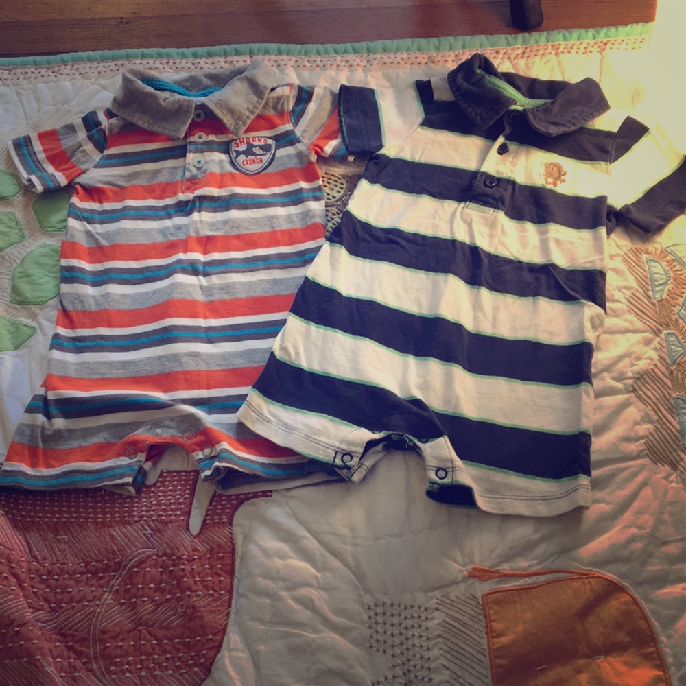 2 carter’s rompers